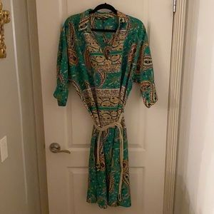 Zara collared belted dress